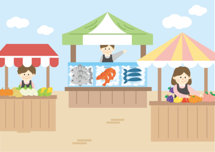 전통시장 환경판